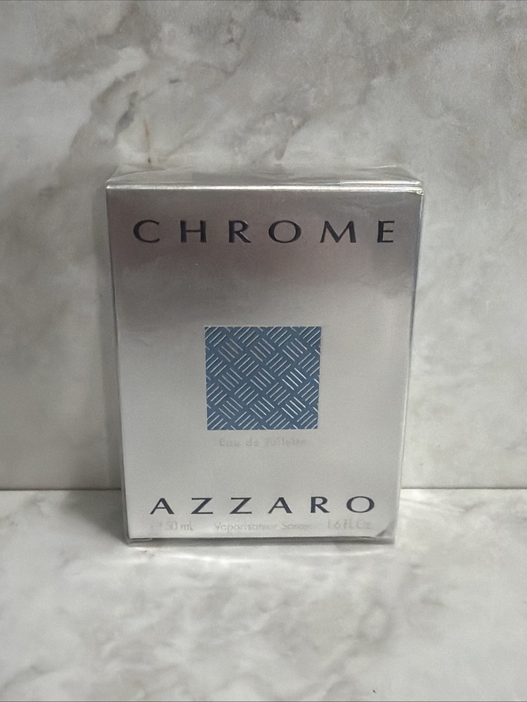CHROME AZZARO Eau de Toilette 50ml Vaporisateur Spray 1.69 oz New / sealed
