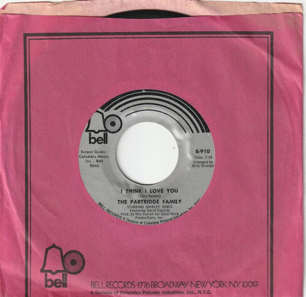 The Partridge Family - I Think I Love You / Somebody Wants to Love You 45 RPM