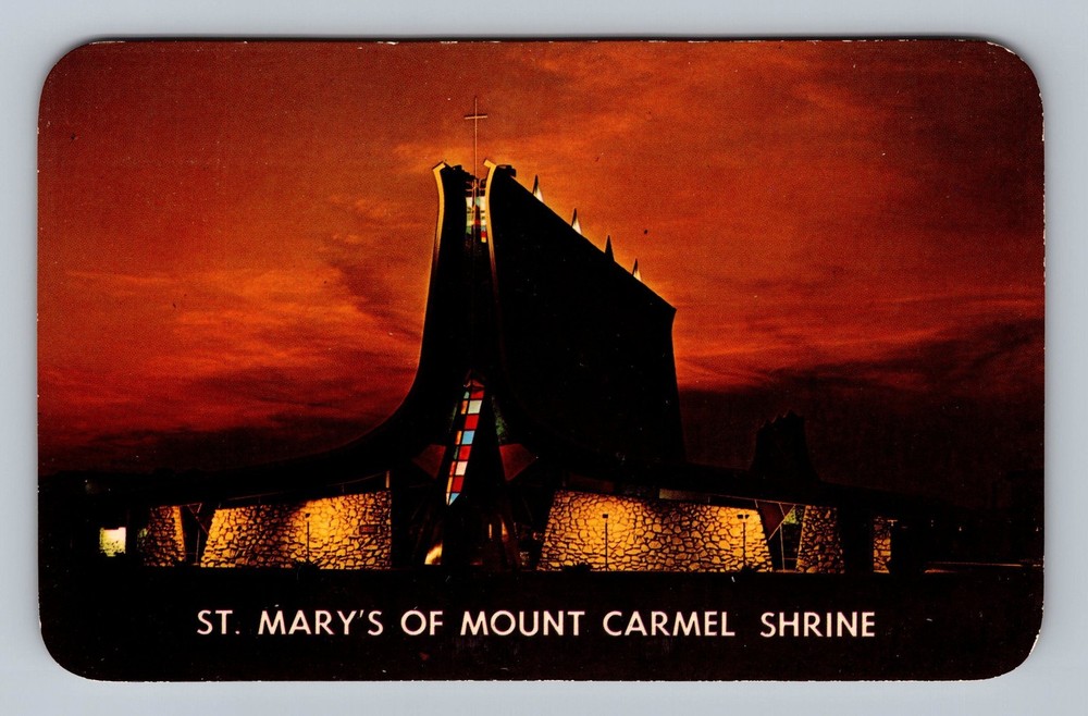 Manistee MI-Michigan St Mary's Of Mount Carmel Shrine Vintage Postcard Standard