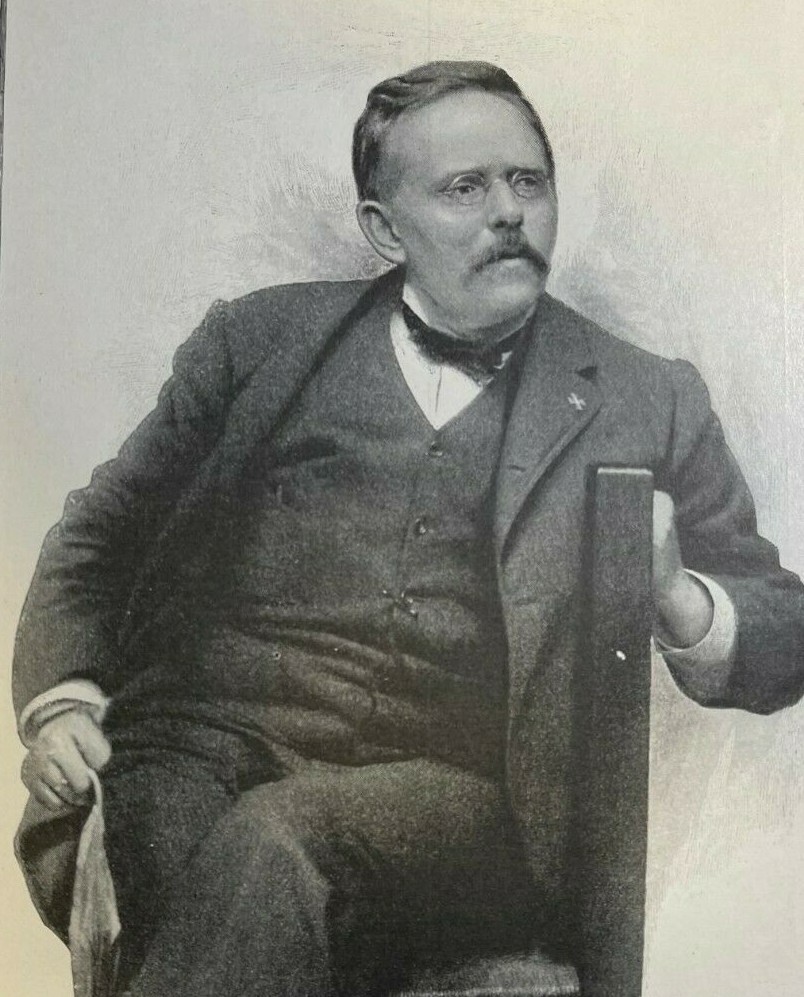 1901 Vintage Magazine Illustration Journalist Jacob Riis