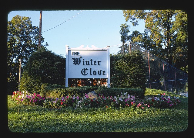 Photo:Round Top, Winter Clove, sign, New York