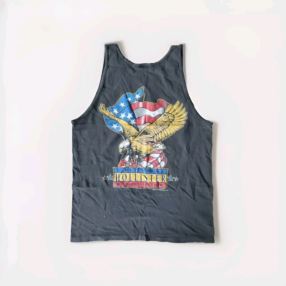 Vintage Mens Biker Tank 1997 Hollister Wild Ones