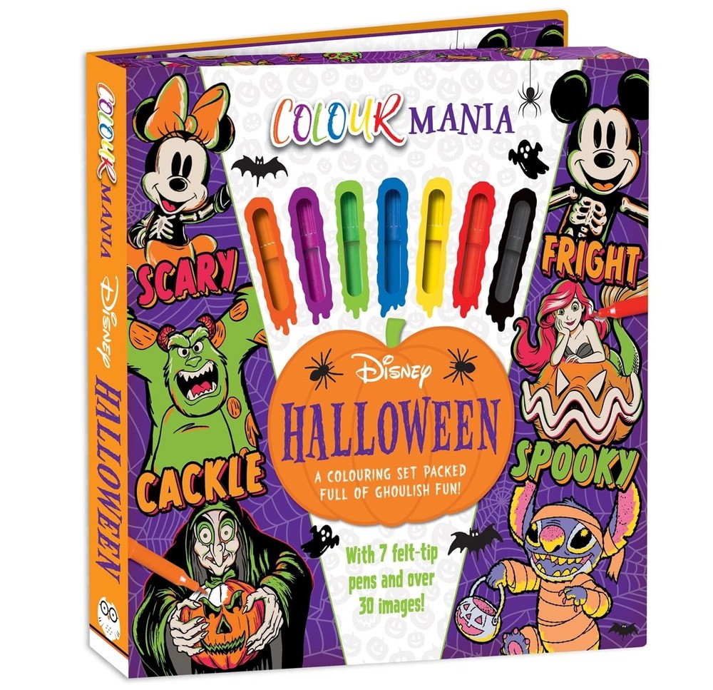 Disney Halloween: A Colouring Set Packed Full of Ghoulish Fun! - Ages 4-6 - PB