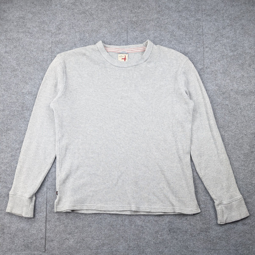 Relwen Thermal Shirt Mens Large Gray Minimal Huckberry Outdoors Waffle Knit