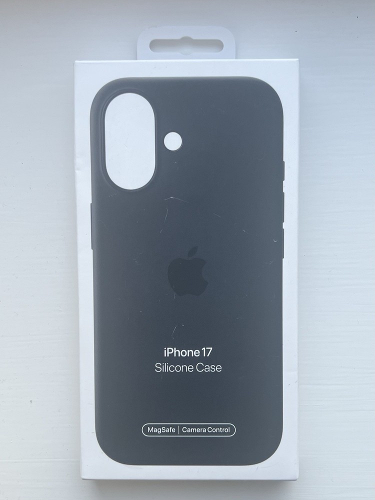 Genuine iPhone 17 Silicone Case  - Black