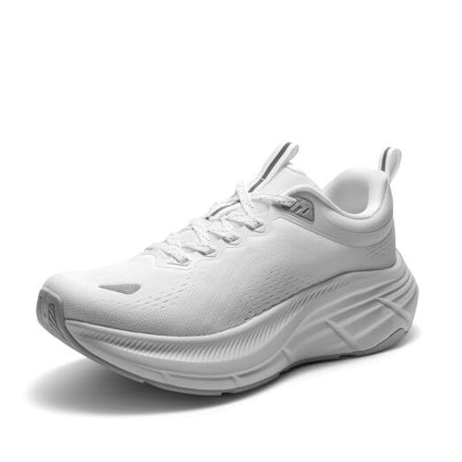 Women's ActiveBreeze Cushioned Walking Shoes for Running Tennis Comfort White Size 9