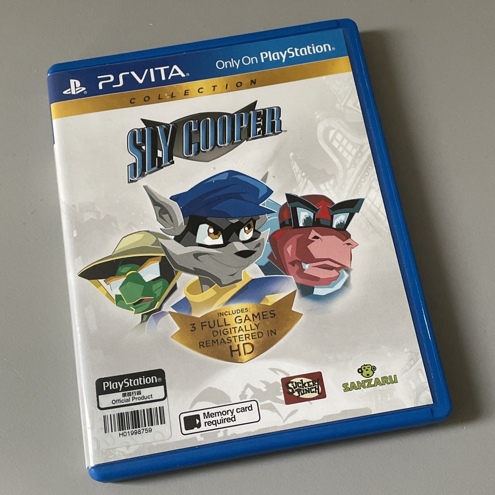 Asian English Version Sly Cooper Collection CIB Complete Region Free Tested