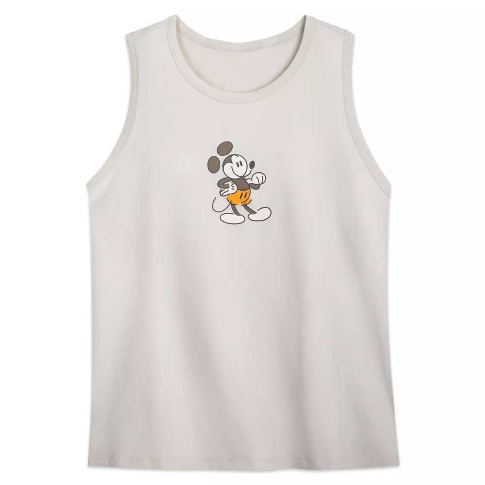 Disney Parks Mickey Mouse Genuine Mousewear Tank Top White Women's 3XL NWT