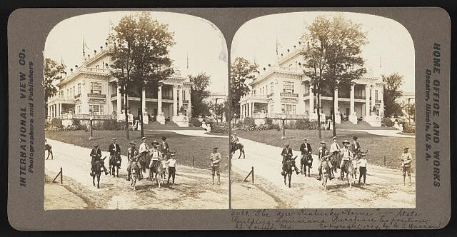 St Louis Missouri 1904 Kentucky State Building Louisiana Purchase Exposition