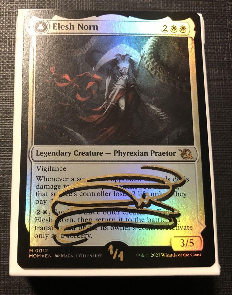 MTG Magic Artist Proof AP Elesh Norn / MAGALI VILLENEUVE