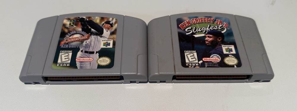 N64 KEN GRIFFEY JR SLUGFEST Major League Baseball Authentic Tested and Working