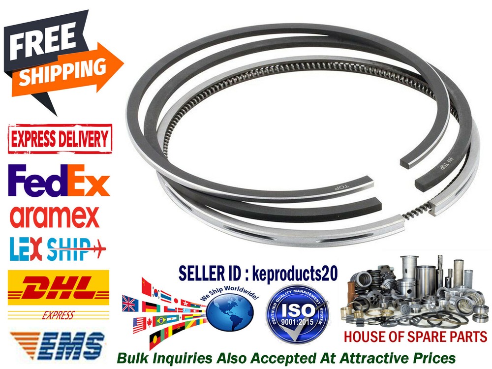 6-Cylinder Custom Piston Rings Set 78mm 1.5x1.5x2.8mm