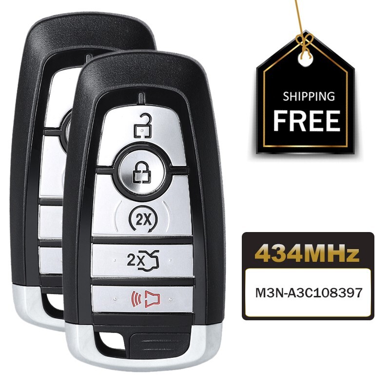Smart Remote Key Fob 434MHz for 2023 2024 Ford Mustang M3N-A3C108397 164-R8347