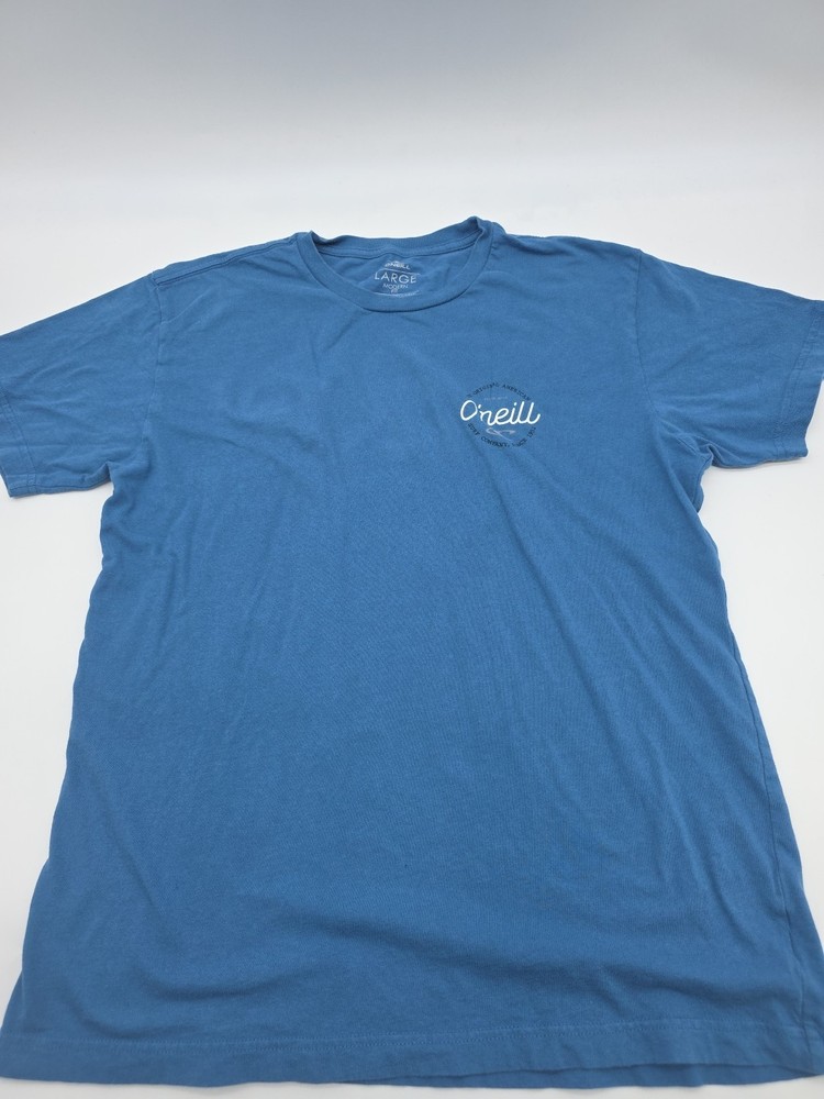 Oneill Medern Fit T-shirt Men L Blue Graphic Print Logo…#45619