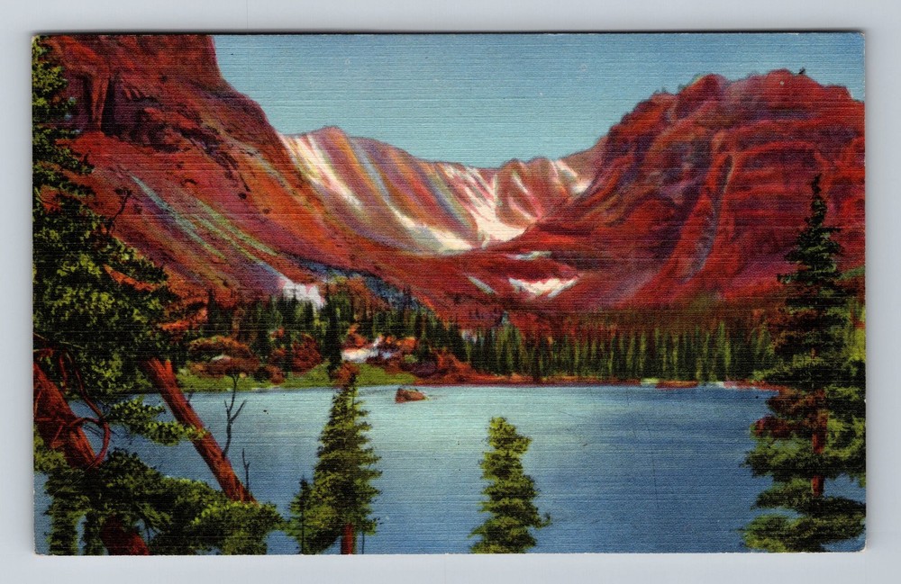 Rocky Mountain National Park CO-Colorado Loch Vale Vintage Postcard