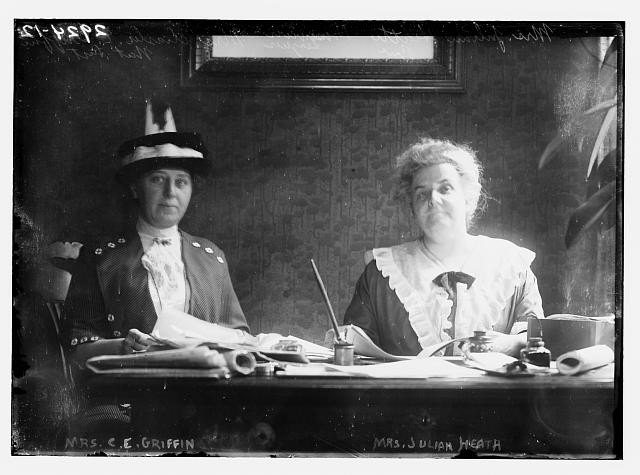 New York NY Mrs Julian Heath Mrs C E Griffin 1910s National Housewives League
