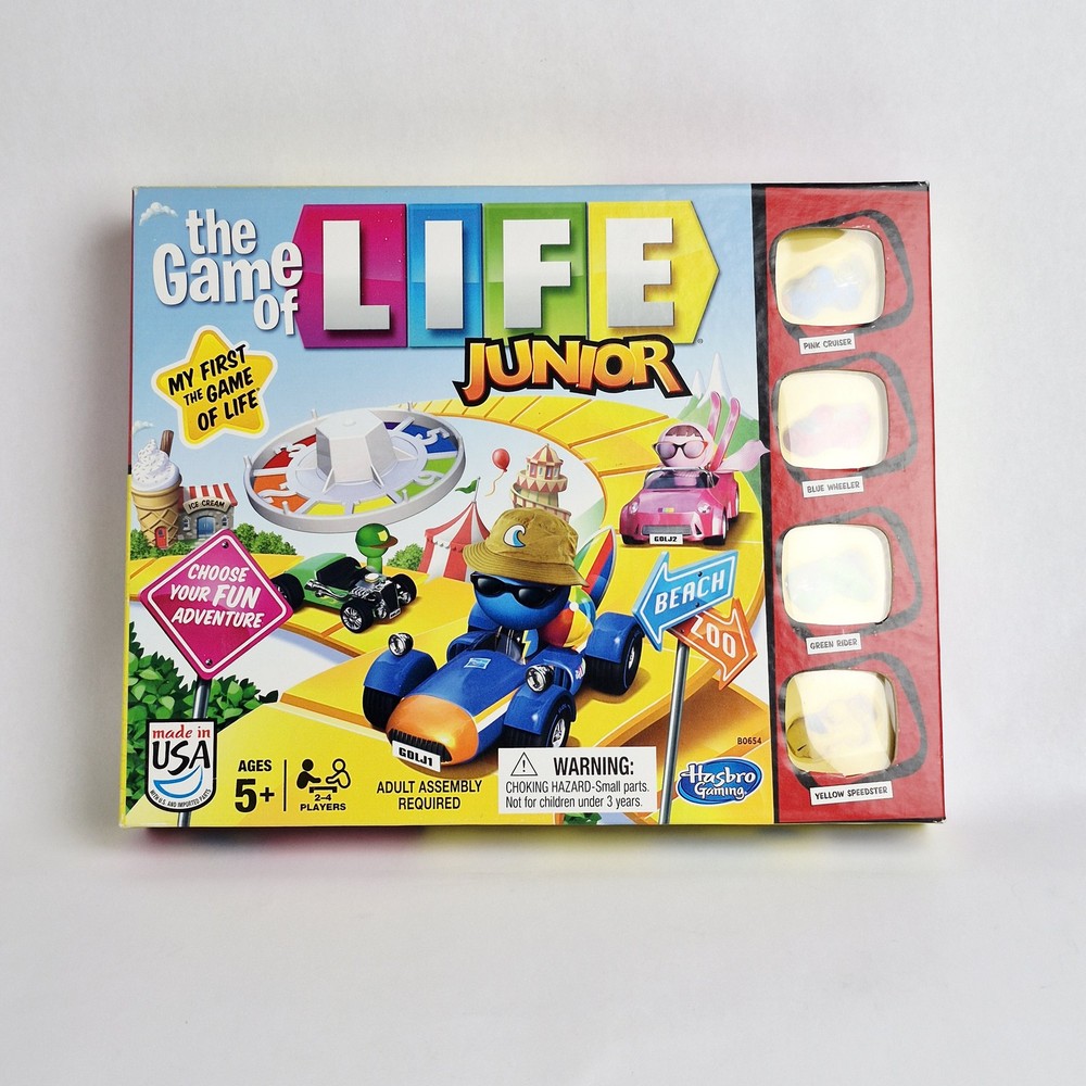 The Game of Life Junior Board Game Hasbro Gaming My First Life Ages 5+ 2-4