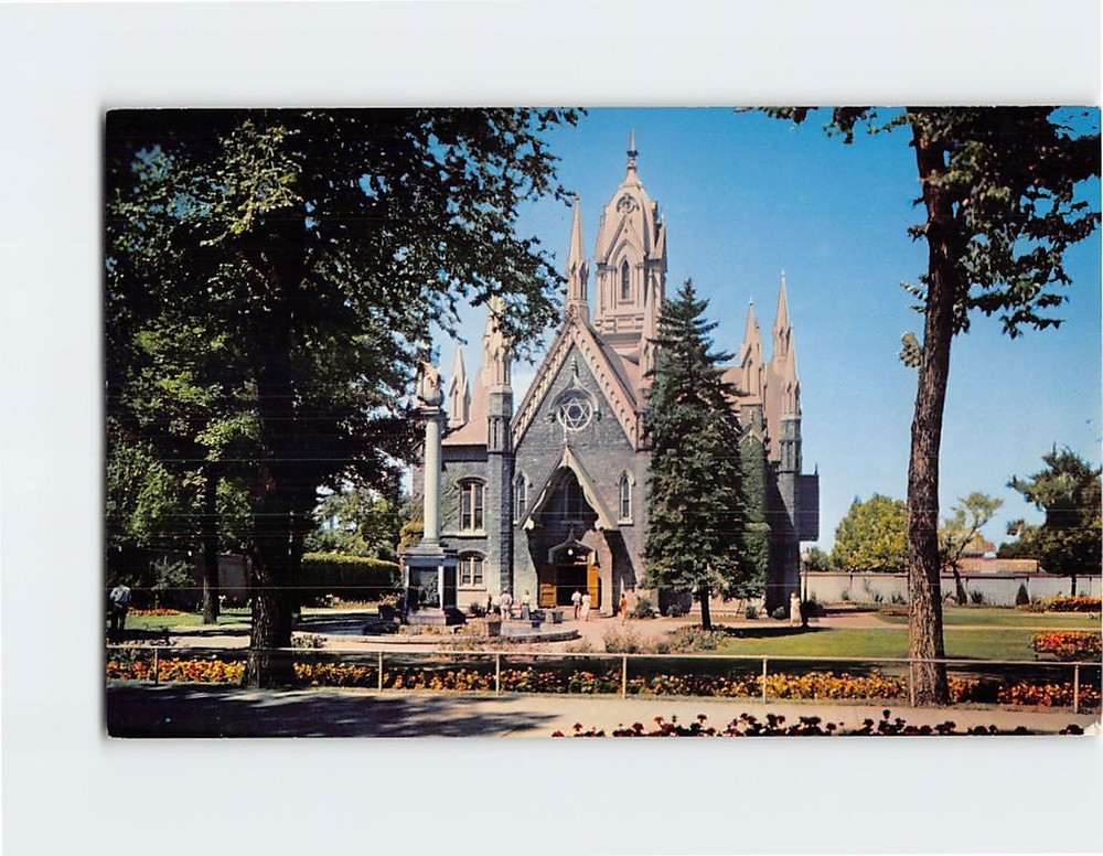Postcard Assembly Hall Temple Square Salt Lake City Utah USA