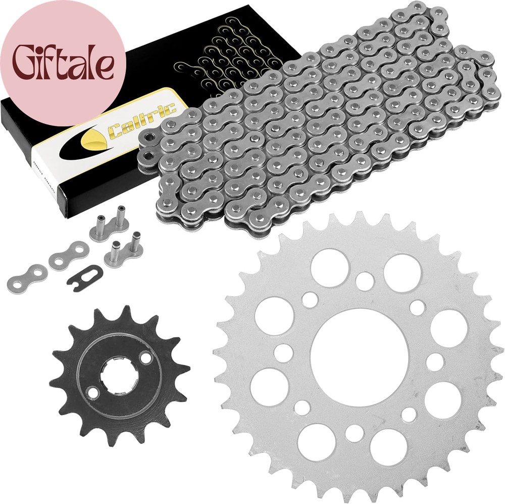 Drive Chain and Sprockets Kit Compatible with Honda CMX250C CMX 250C Rebel 250 1