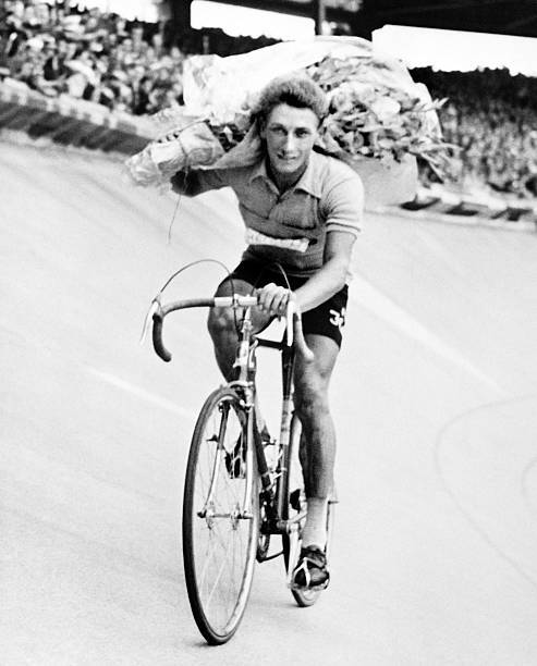 French Road & Track Cyclist Jacques Anquetil C1950s 14 Old Cycling Photo