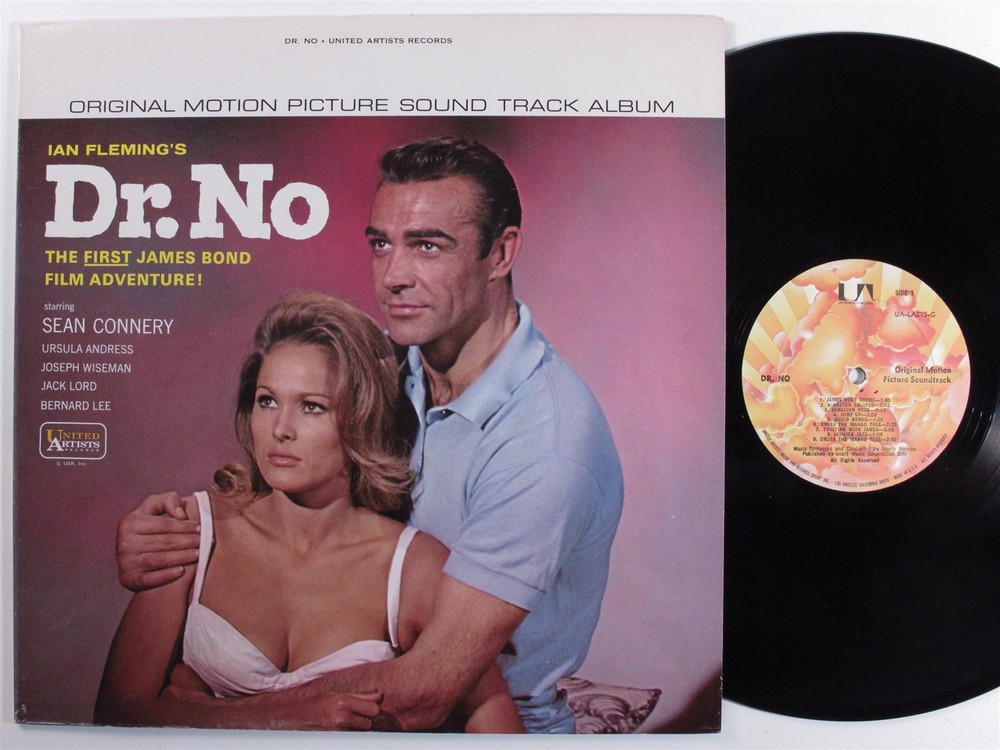 DR. NO OST Monty Norman UNITED ARTISTS LP VG++ mono c
