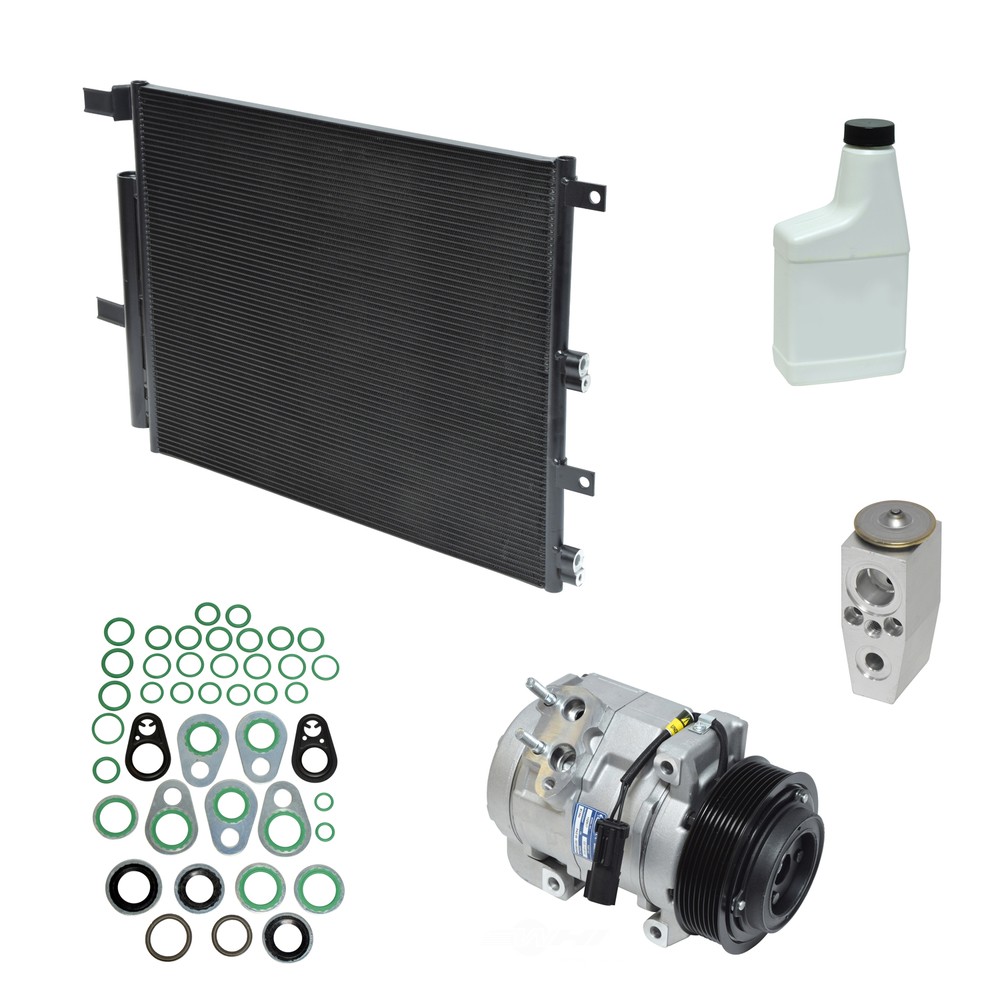 A/C Compressor & Condenser Replacement Kit for 2013 3500 6.7L L6 Diesel