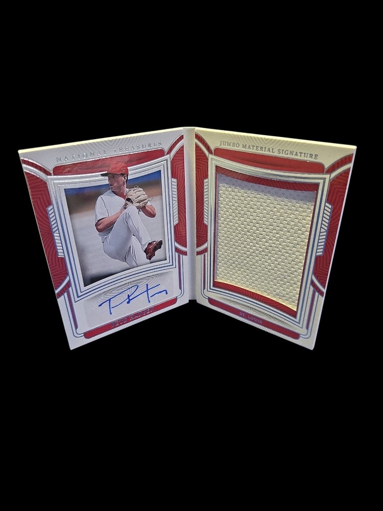 2023 Panini National Treasures - Jumbo Material Signature Booklets Pete...