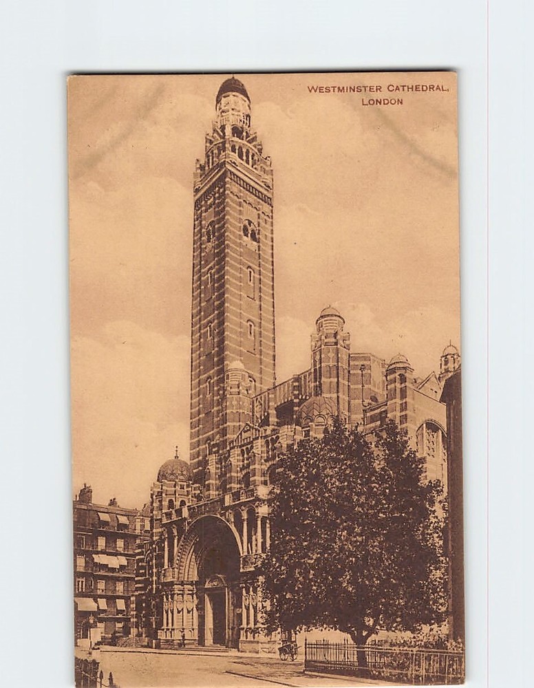 Postcard Westminster Cathedral London England
