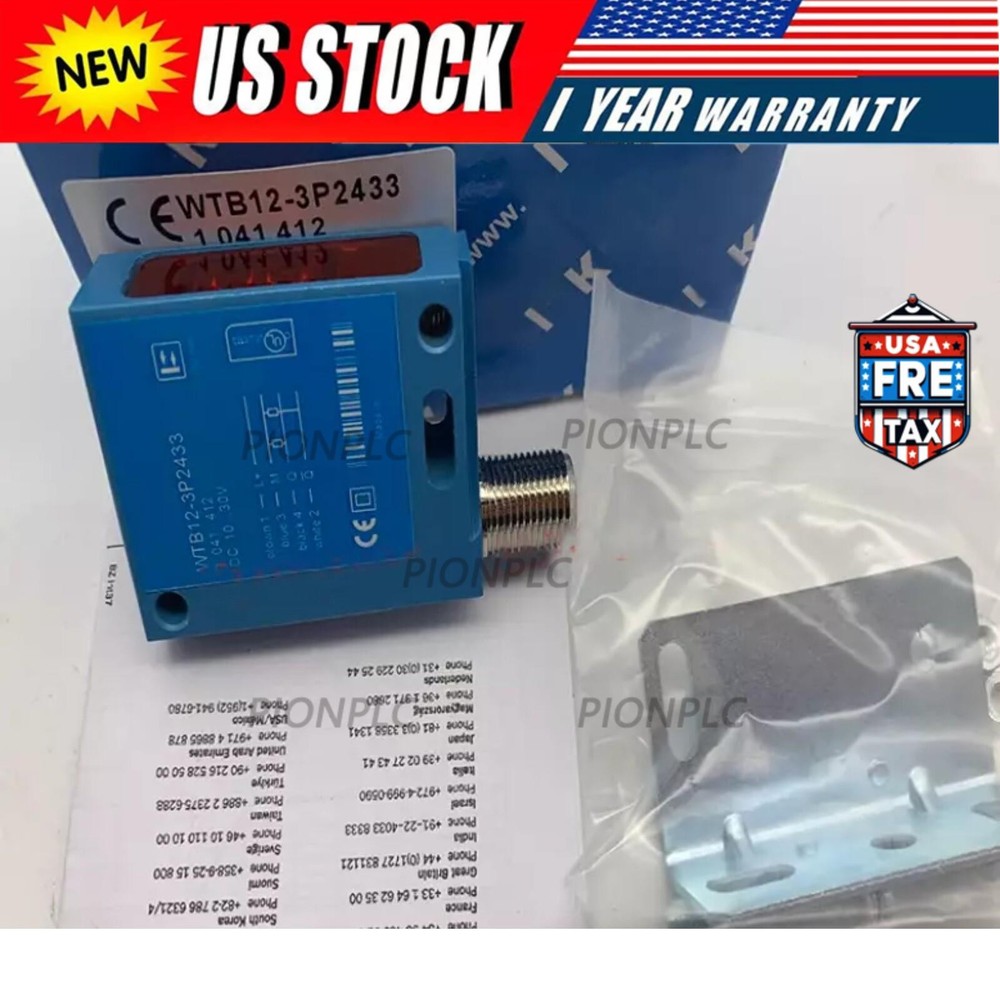 New SICK WTB12-3P2433 1041412 WTB123P2433 Photoelectric Sensor Switch Replace