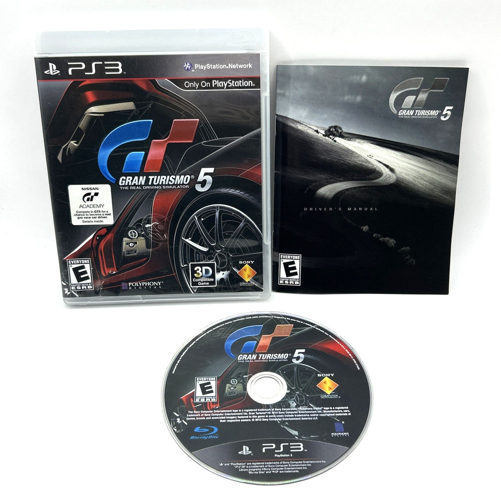 Gran Turismo 5 (Sony PlayStation 3 2010) PS3 CIB Complete Tested