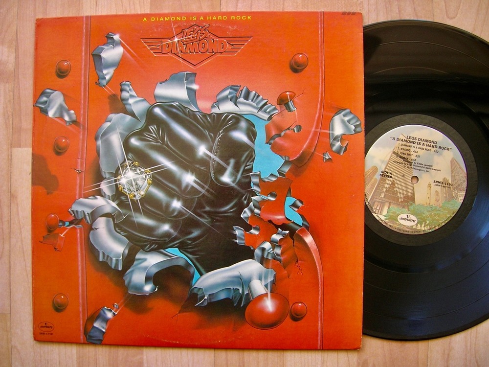 LEGS DIAMOND a diamond is hard rock Mercury SRM-1-1191   orig 1977   EX