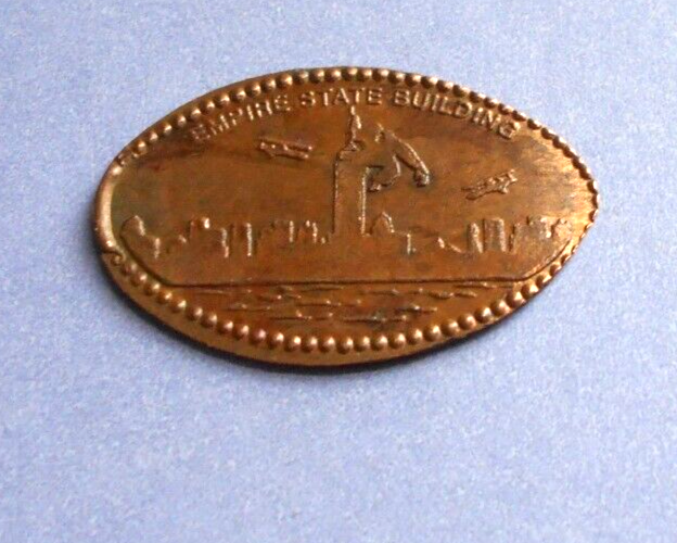 Empire State Building elongated penny New York NY USA cent KING KONG copper coin