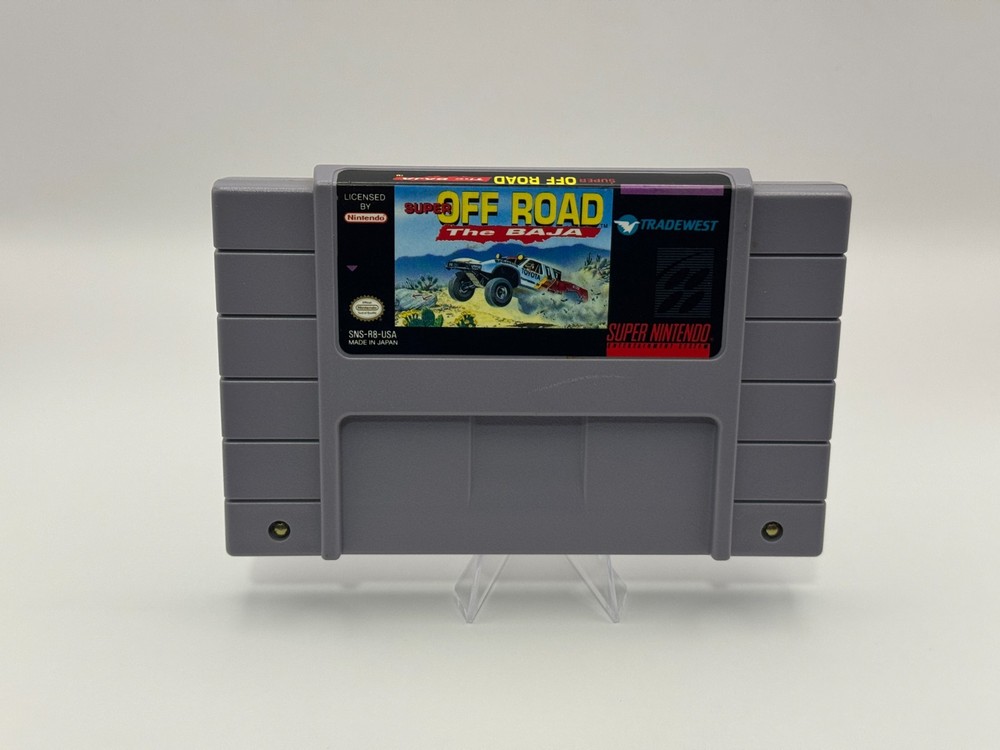 Super Off Road: The Baja (Super Nintendo, SNES, 1993) Authentic, Tested, Working