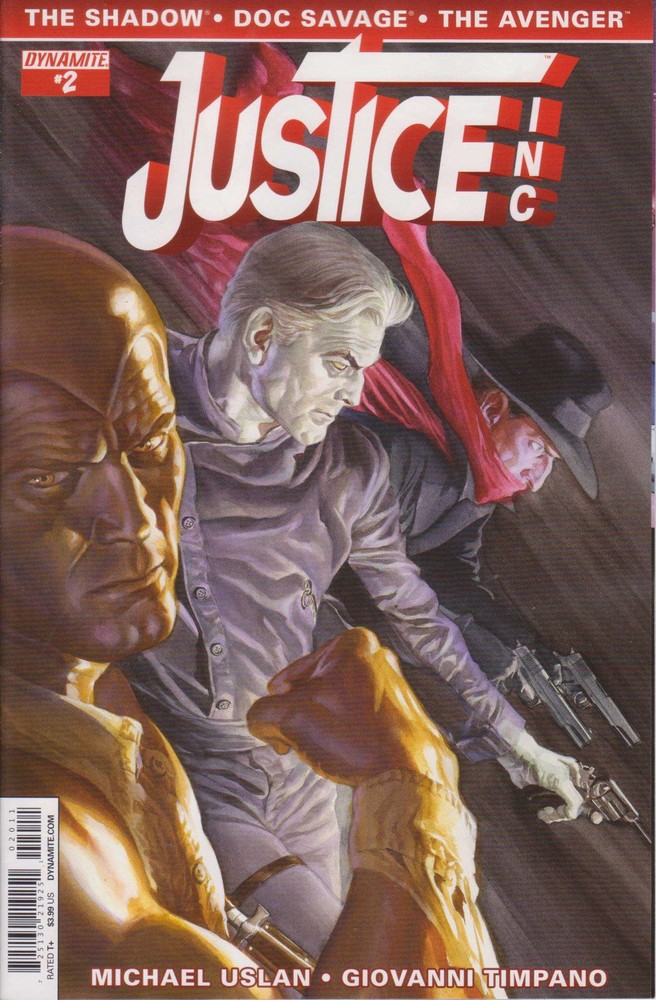 Justice Inc. (Dynamite) #2 VF; Dynamite | the Shadow Doc Savage the Avenger - we