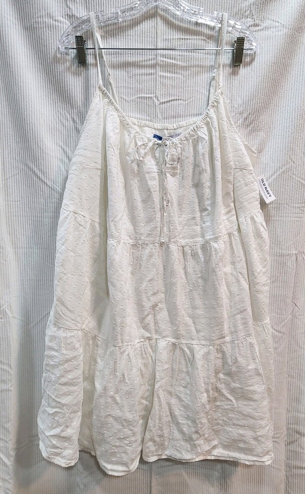 Old Navy White Cami Dress Size 2X Womens