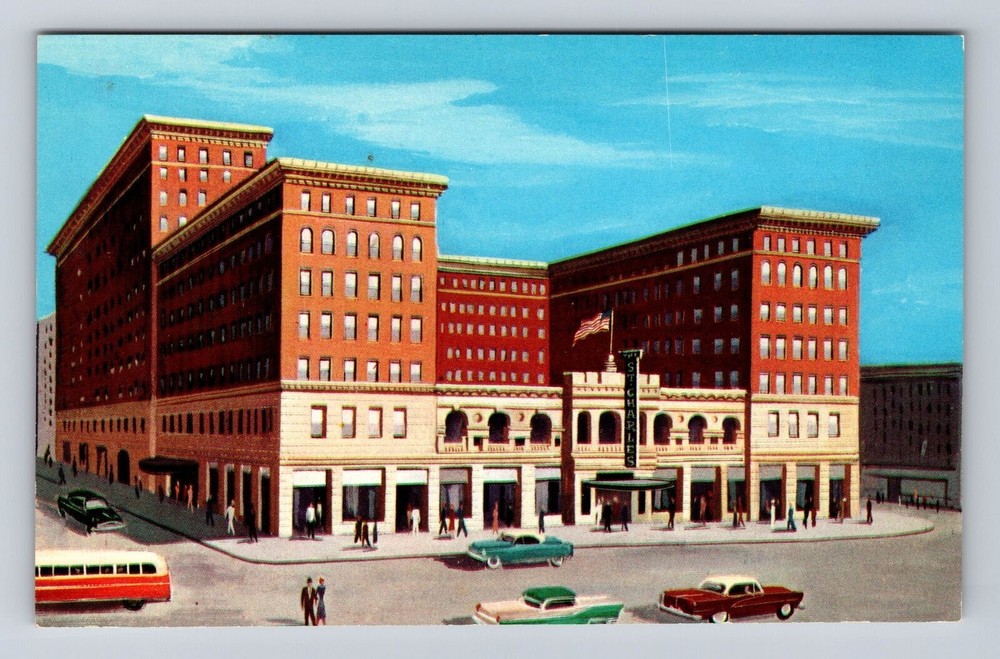 New Orleans LA-Louisiana, The St Charles, Antique, Vintage Souvenir Postcard