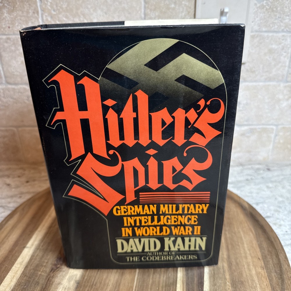 Hitler's Spies David Kahn 1978 Hardcover Book 1st Printing Vintage Rare VG+++