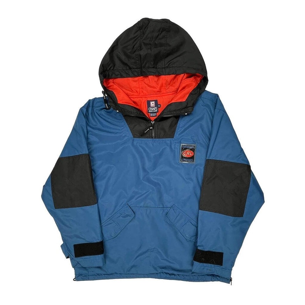 Chaps Ralph Lauren Windbreaker - XL Black Nylon