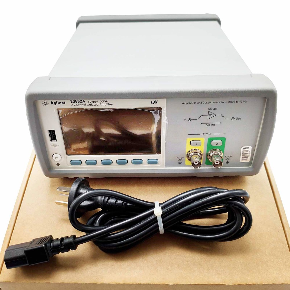 2-Channel 50 Vpp 100kHz Isolated Amplifier for KEYSIGHT/Agilent 33502A