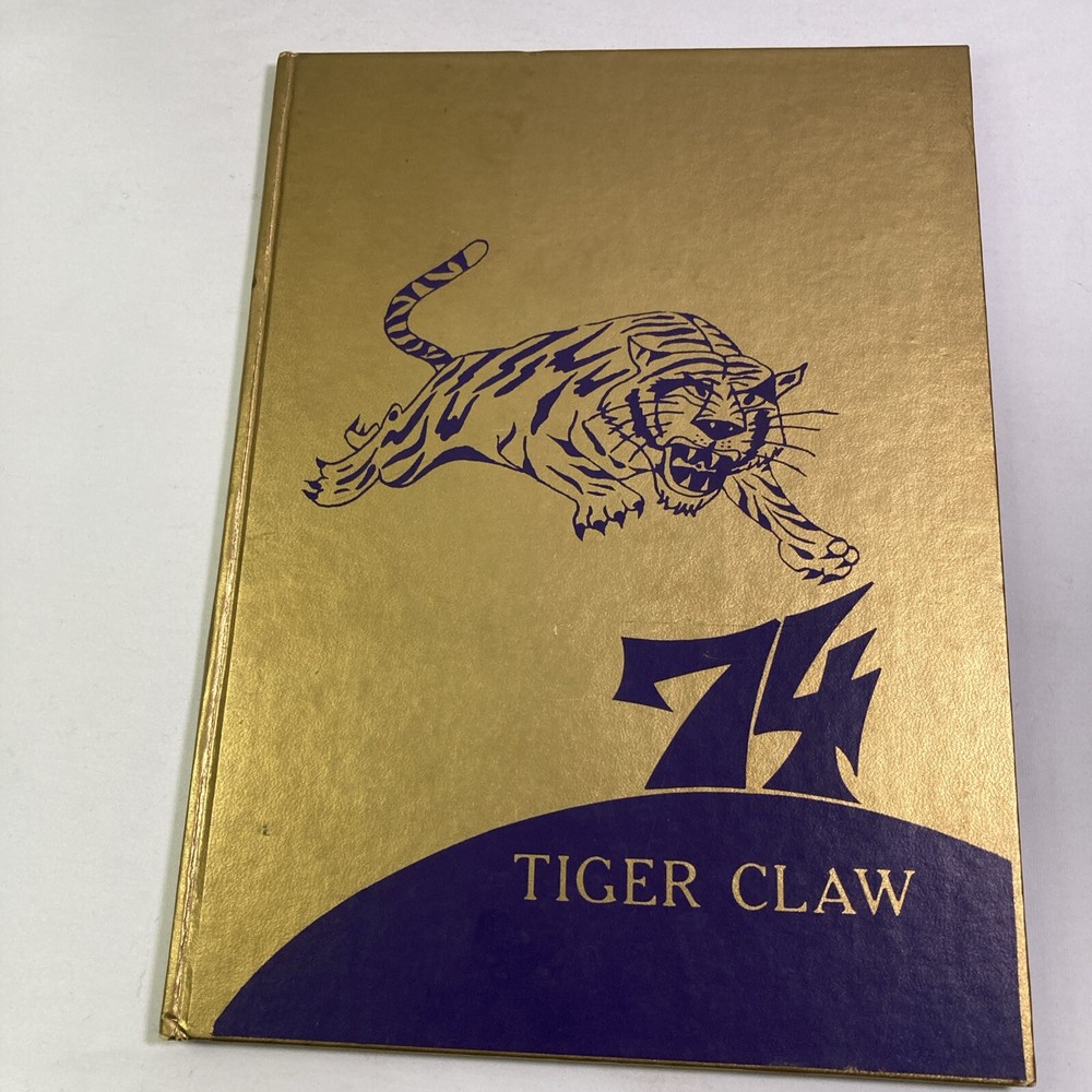 1974 Merrill Jr High School Yearbook Pine Bluff AR Tiger Claw