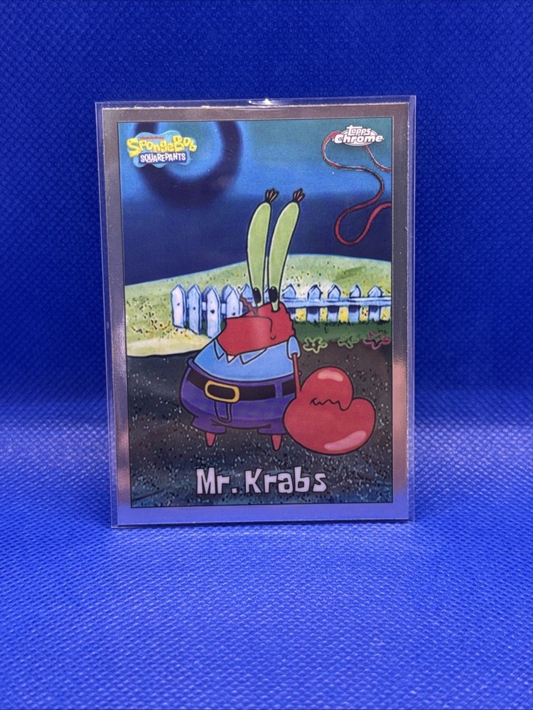 2025 Topps Chrome SpongeBob 25th Anniversary #28 Mr. Krabs
