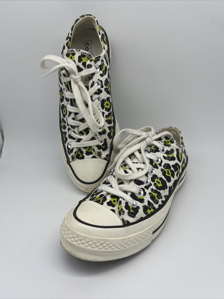 Converse Chuck Taylor Leopard Print 70 Ox Archive Women’s 7 Low Top 164410C EUC