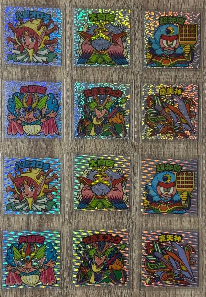 Old Bikkuriman 30th Head Full Set in Good Condition, No Loose Sale
