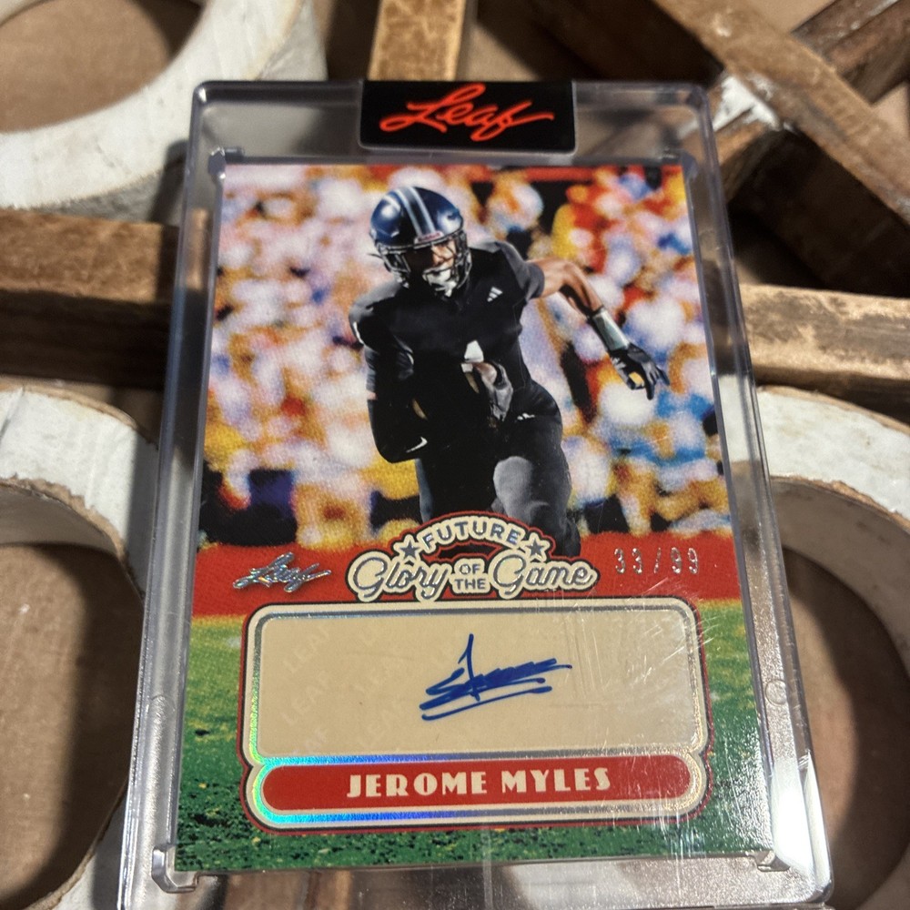 2025 Leaf Glory Of The Game Jerome Myles Prep All American Autograph /99