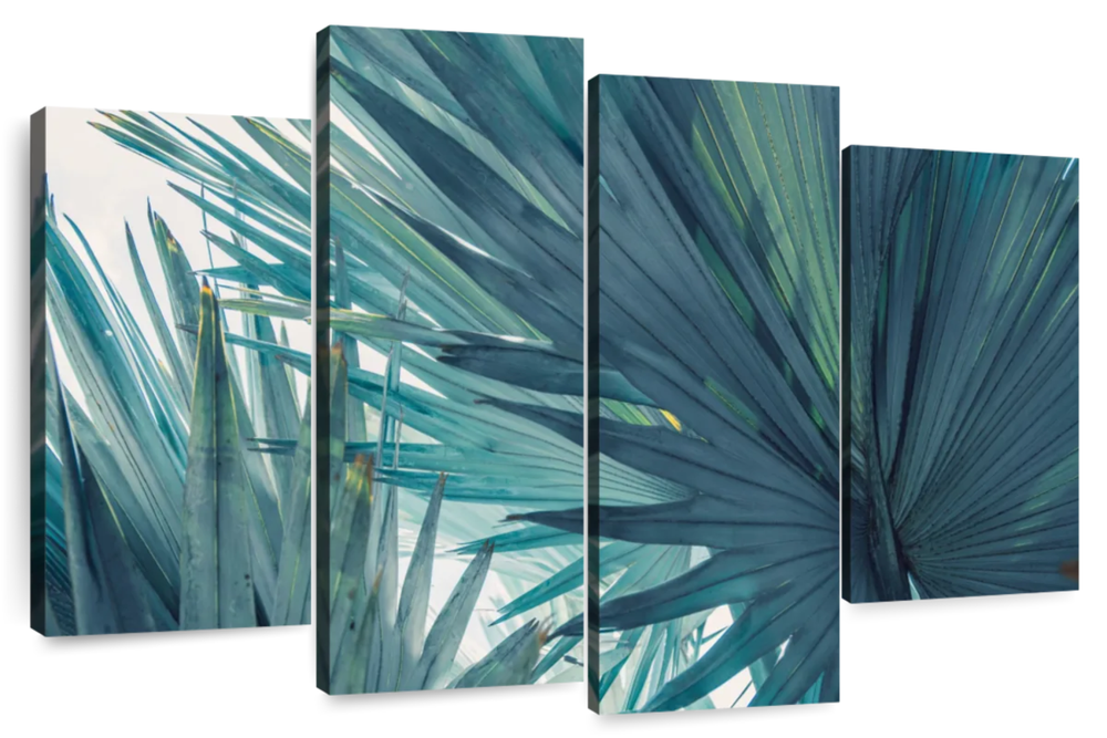 Bushy Palm Leaves Wall Art