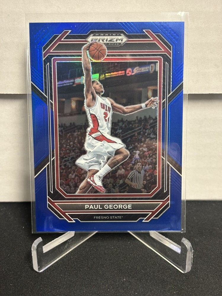 2023 Panini Prizm Draft Picks #58 Paul George Blue Prizm /199 FS Bulldogs