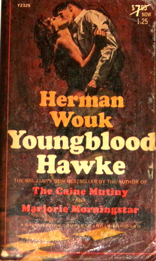 Youngblood Hawke by Herman Wouk 1963 1st Signet Y2325 VG