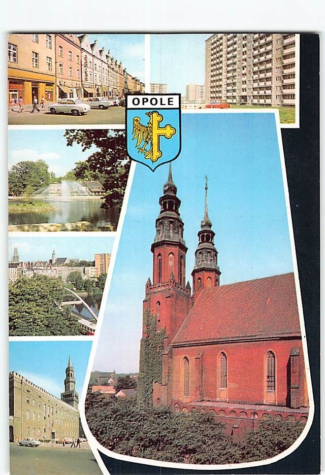 Postcard Scenes & Views Opole in Poland