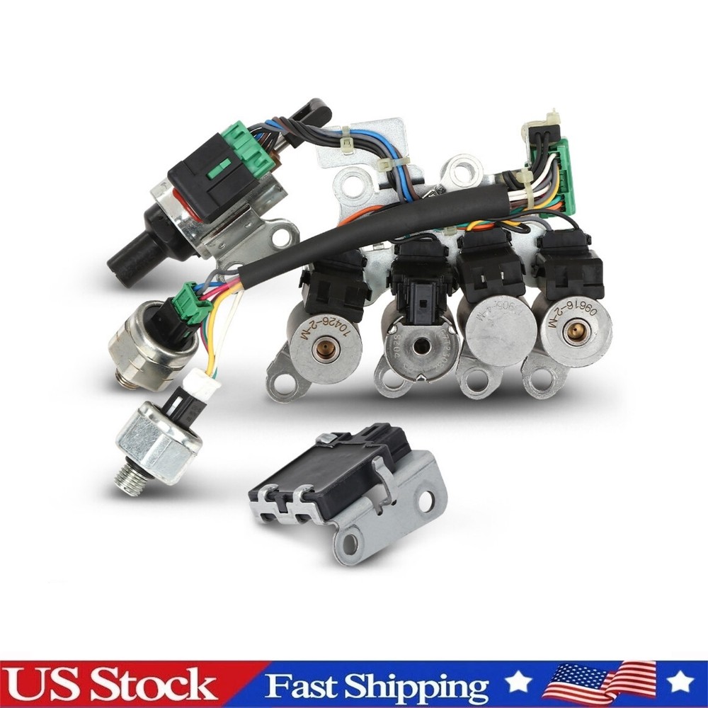 JF011E RE0F10A F1CJA for Nissan CVT Transmission Valve Body Solenoid Sensor Set