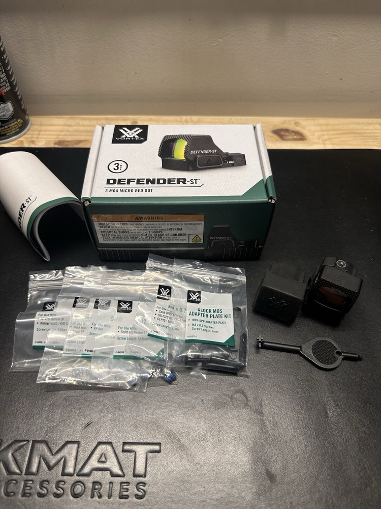 Vortex Defender ST 3MOA Red Dot Sight for Precision Shooting